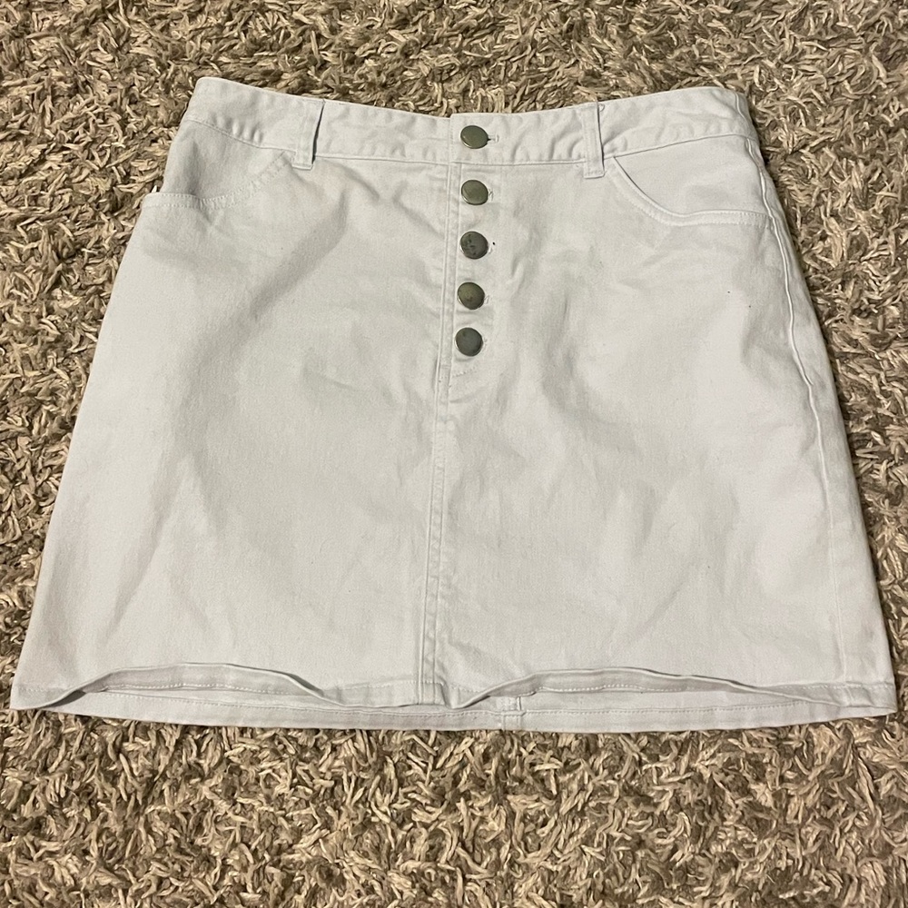 Light Blue Jean Skirt